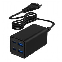 Φορτιστής Ταχείας Φόρτισης 4 Θύρων 65W