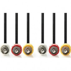 Καλώδιο 3xRCA Μale Σε 3xRCA Male 1.5m HQ HQB-004-1.5