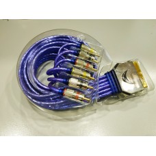 Καλώδιο Scart Μale Σε 6xRCA Male 1.5m Premier T8766-TP 