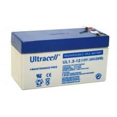 Μπαταρία Μολύβδου Ultracell 12V 1.3Ah