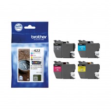Brother Μελάνι Inkjet LC Black, Cyan, Magenta, Yellow Cartridge (LC422VAL) (BROLC422VAL) Brother Μελάνι Inkjet LC Black, Cyan, Magenta, Yellow Cartridge (LC422VAL) (BROLC422VAL)