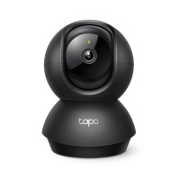 TP-LINK Pan/Tilt Home Security WiFi Camera 1080p Full HD Black(TAPO C201) (TPC201)