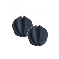 Audiodesigner Radial Sphere Black Ηχοαπορροφητικά Πάνελ Πολυεστέρα Σφαίρα 500 mm (2 Τεμάχια)