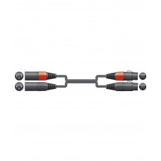 Citronic 2XF-2XM075 Καλώδιο Ήχου 2 x XLR Female - 2 x XLR Male 0.75m