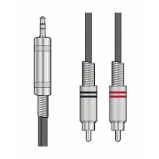 Citronic S3J-2R150 Καλώδιο Ήχου 3.5mm TRS Jack-2 x RCA Plugs 1,5m (Τεμάχιο)