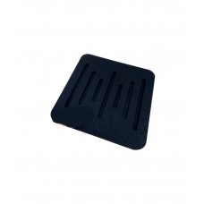 Audiodesigner Ecoplan Sounder Line Black/Black Ηχοαπορροφητικό Πάνελ Πολυεστέρα 600x600x40 mm / 0,36 τ.μ.