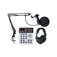 Citronic Q-PADKIT Πακέτο Home Studio Μίκτης-Μικρόφωνο-Ακουστικά