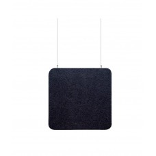 Audiodesigner ECOBAFFLE Square Ηχοαπορροφητικά Πάνελ Οροφής 60x60x4cm / 1,44 τ.μ. Μαύρο (4 Τεμάχια)