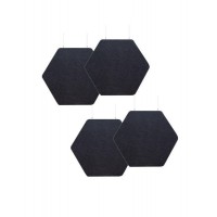 Audiodesigner ECOBAFFLE Hexagon Lato Ηχοαπορροφητικά Πάνελ Οροφής 35cm / 1.27 τ.μ. Μαύρο (4 Τεμάχια) Audiodesigner ECOBAFFLE Hexagon Lato Ηχοαπορροφητικά Πάνελ Οροφής 35cm / 1.27 τ.μ. Μαύρο (4 Τεμάχια)