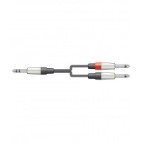 S6J-2M6J300 Καλώδιο Ήχου 6.3mm TRS Jack - 2 x 6.3mm Mono Jack 3m (Τεμάχιο) S6J-2M6J300 Καλώδιο Ήχου 6.3mm TRS Jack - 2 x 6.3mm Mono Jack 3m (Τεμάχιο)
