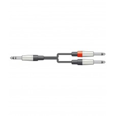 S6J-2M6J300 Καλώδιο Ήχου 6.3mm TRS Jack - 2 x 6.3mm Mono Jack 3m (Τεμάχιο) S6J-2M6J300 Καλώδιο Ήχου 6.3mm TRS Jack - 2 x 6.3mm Mono Jack 3m (Τεμάχιο)